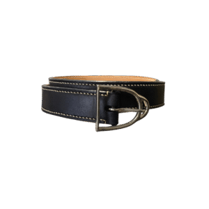 CEINTURE ETRIER DOUBLEE NOIR NATUREL BIS T90